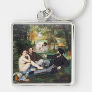 Edouard Manet - Frühstück im Freien Schlüsselanhänger