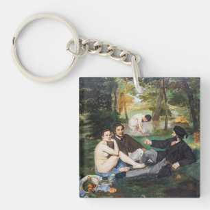 Edouard Manet - Frühstück im Freien Schlüsselanhänger