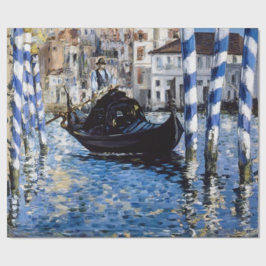 Edouard Manet - Grand Canal, Venedig Geschenkpapier (Flach)