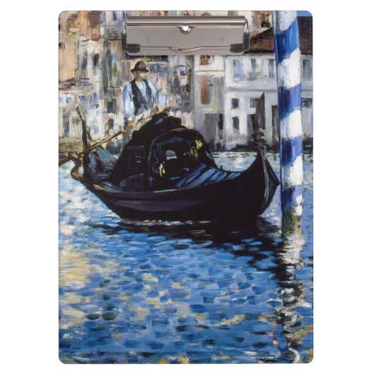 Edouard Manet - Grand Canal, Venedig Klemmbrett (Vorderseite)