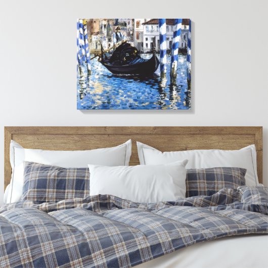 Edouard Manet - Grand Canal, Venedig Leinwanddruck (Insitu (Schlafzimmer))