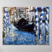 Edouard Manet - Grand Canal, Venedig Poster (Vorne)