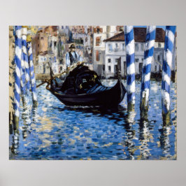 Edouard Manet - Grand Canal, Venedig Poster