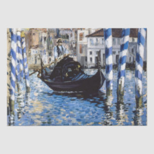Edouard Manet - Grand Canal, Venedig Seidenpapier