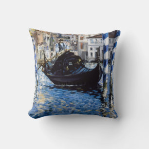 Edouard Manet - Großer Kanal, Venedig Kissen