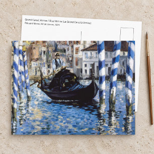 Edouard Manet - Großer Kanal, Venedig Postkarte