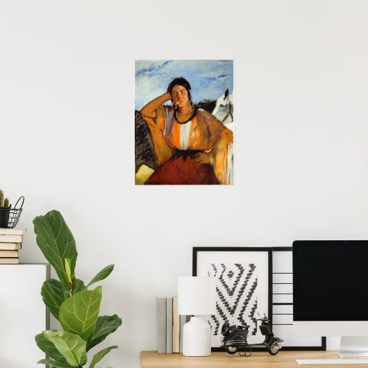 Edouard Manet - Gypsy With A Cigarette Poster (Heimbüro)