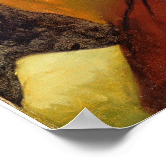 Edouard Manet - Gypsy With A Cigarette Poster (Ecke)