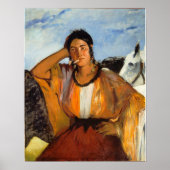 Edouard Manet - Gypsy With A Cigarette Poster (Vorne)