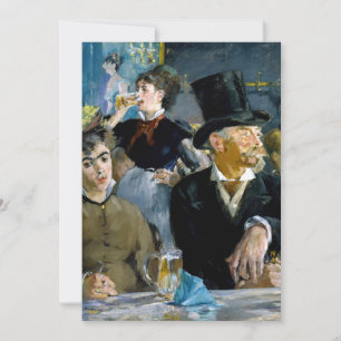 Edouard Manet - Im Café Dankeskarte