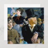 Edouard Manet - Im Café Einladung (Vorne/Hinten)