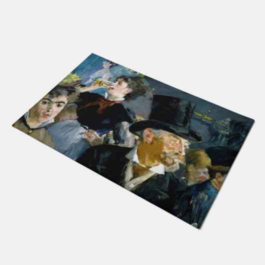 Edouard Manet - Im Café Fußmatte (Schrägansicht)