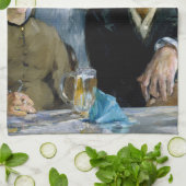 Edouard Manet - Im Café Geschirrtuch (Gefaltet)