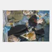 Edouard Manet - Im Café Geschirrtuch (Horizontal)