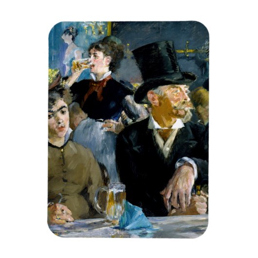 Edouard Manet - Im Café Magnet (Vertikal)