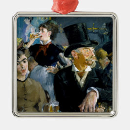 Edouard Manet - Im Café Ornament Aus Metall