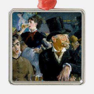 Edouard Manet - Im Café Ornament Aus Metall