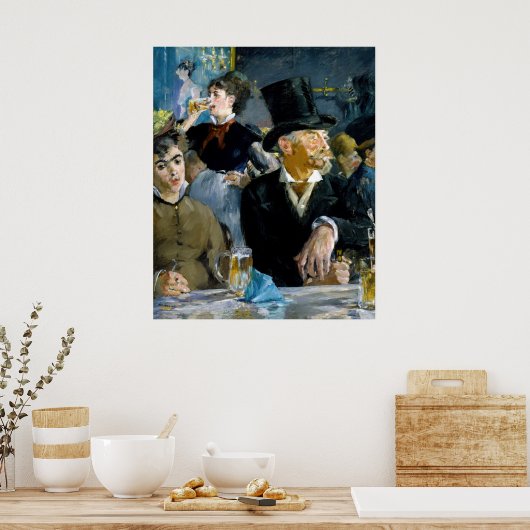 Edouard Manet - Im Café Poster (Küche)