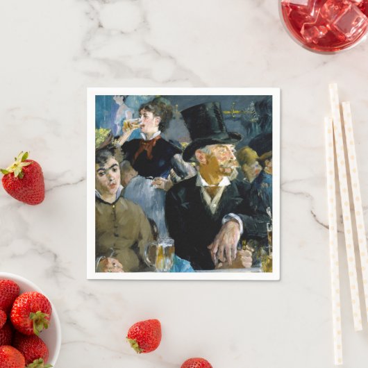 Edouard Manet - Im Café Serviette (Beispiel)