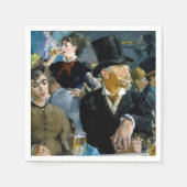 Edouard Manet - Im Café Serviette (Vorderseite)