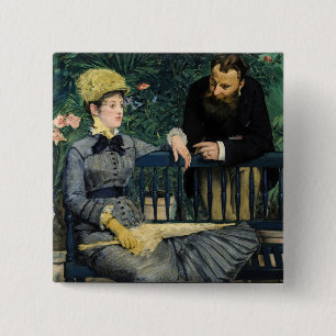 Edouard Manet - Im Gewächshaus Button