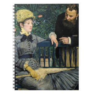 Edouard Manet - Im Gewächshaus Notizblock
