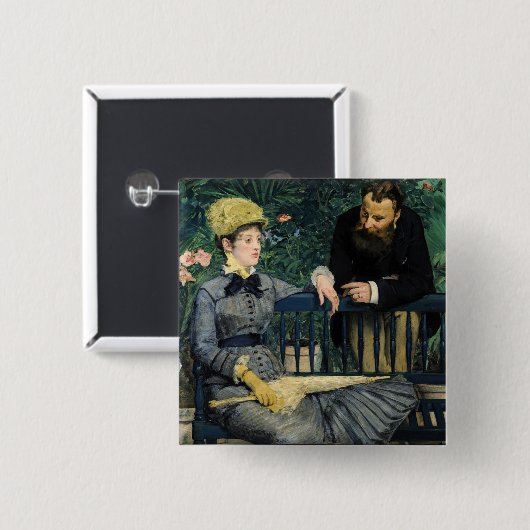 Edouard Manet - Im Konservatorium Button (Vorne & Hinten)