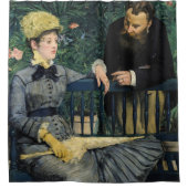 Edouard Manet - Im Konservatorium Duschvorhang (Vorderseite)