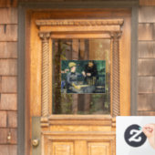 Edouard Manet - Im Konservatorium Fensteraufkleber (Haustür)