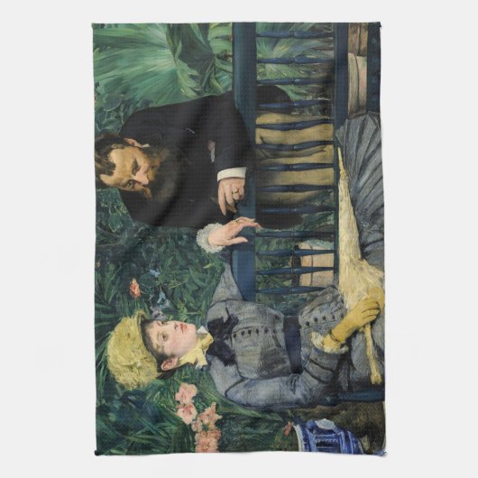 Edouard Manet - Im Konservatorium Geschirrtuch (Vertikal)