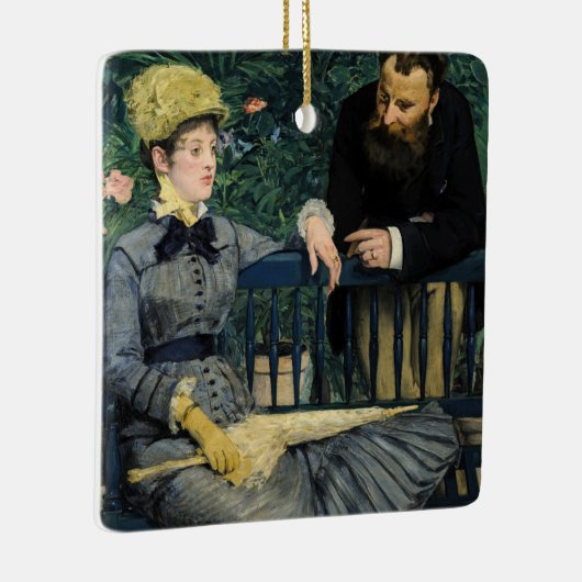 Edouard Manet - Im Konservatorium Keramikornament (Rechts)