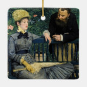 Edouard Manet - Im Konservatorium Keramikornament (Rückseite)