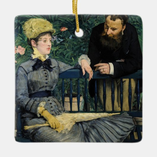 Edouard Manet - Im Konservatorium Keramikornament (Vorderseite)