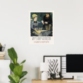 Edouard Manet im Konservatorium Kunstausstellung Poster (Heimbüro)