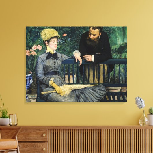 Edouard Manet - Im Konservatorium Leinwanddruck (Insitu (Wohnzimmer))