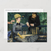 Edouard Manet - Im Konservatorium Postkarte (Vorne/Hinten)