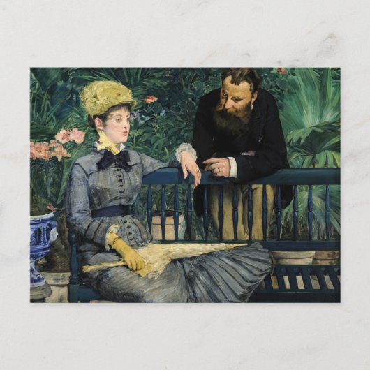 Edouard Manet - Im Konservatorium Postkarte (Vorderseite)