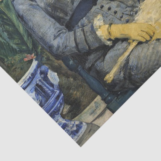 Edouard Manet - Im Konservatorium Seidenpapier (Detail)