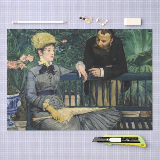 Edouard Manet - Im Konservatorium Seidenpapier (Handwerk)