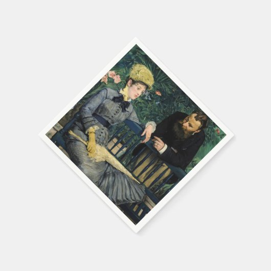 Edouard Manet - Im Konservatorium Serviette (Ecke)