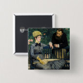 Edouard Manet - In der Konservatorium Button (Vorne & Hinten)