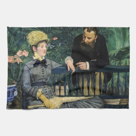 Edouard Manet - In der Konservatorium Geschirrtuch (Horizontal)