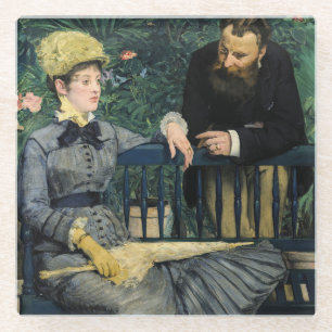 Edouard Manet - In der Konservatorium Glasuntersetzer