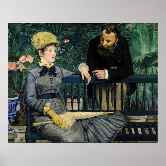 Edouard Manet - In der Konservatorium Poster (Vorne)