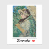Édouard Manet - Jeanne (Frühjahr) Aufkleber (Blatt)