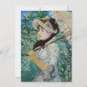 Edouard Manet - Jeanne / Frühling Dankeskarte