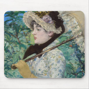 Edouard Manet - Jeanne / Frühling Mousepad