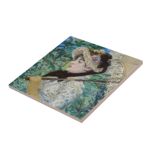 Edouard Manet - Jeanne / Spring Fliese (Seite)