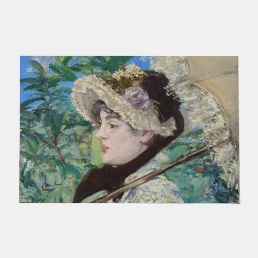 Edouard Manet - Jeanne / Spring Fußmatte (Vorderseite)