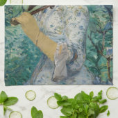 Edouard Manet - Jeanne / Spring Geschirrtuch (Gefaltet)